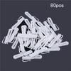 50/80/100Pcs/pack Curtain Hanging Hooks Adjustable Hook Ring Window White Curtain Hook Holder For Home Curtain Accessories