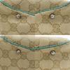 GUCCI Tote Bag 113017 Beige / green GG canvas Women Used