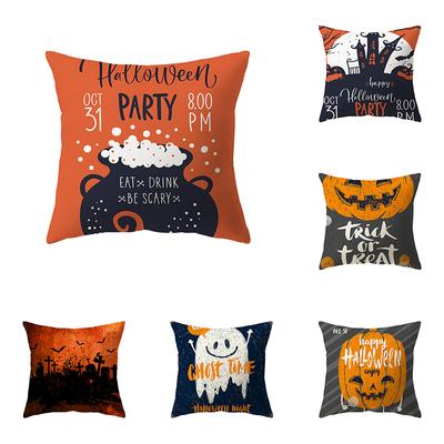 Poszewka na poduszkę z motywem dyni Halloween Poduszka na sofę Prezent świąteczny Dekoracja na imprezę Wystrój domu