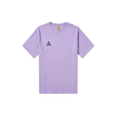 ACG Logo Kurzarm T-Shirt Herren Tops Helllila BQ7342-567