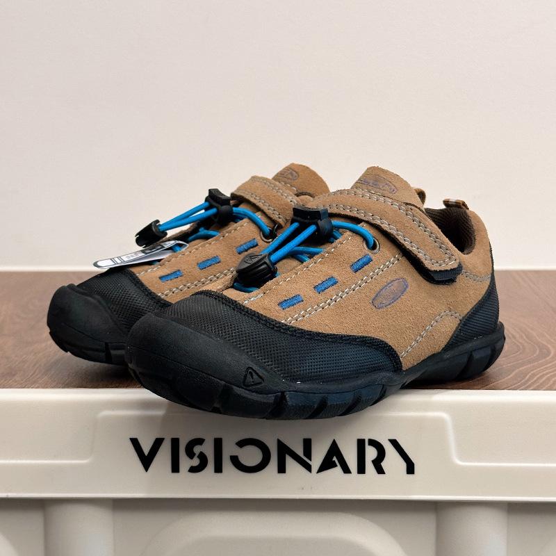 Jasper Dětské jarní outdoorové semišové turistické boty