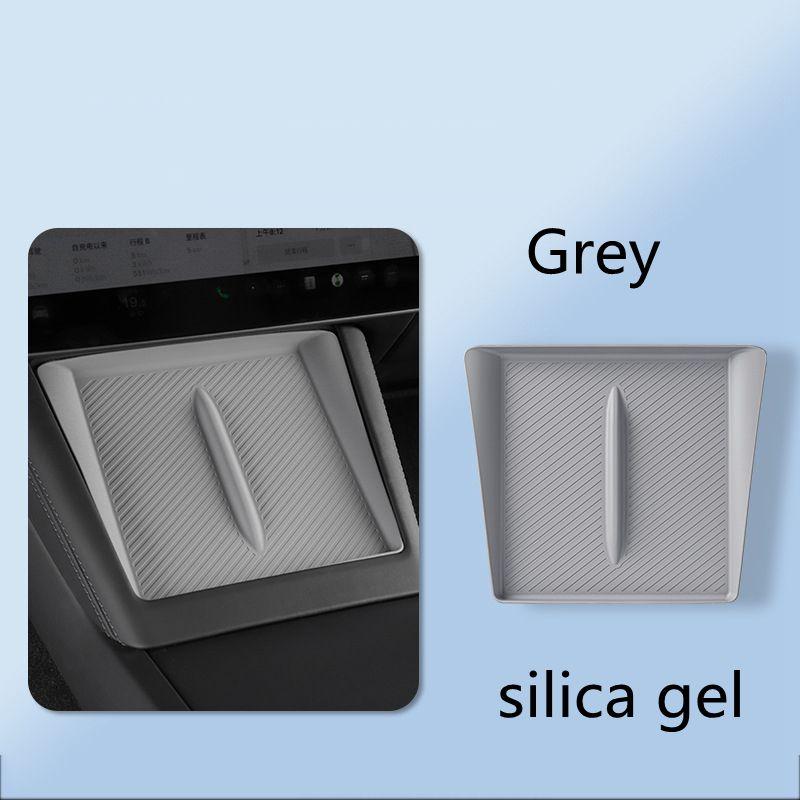 Car Central Control Wireless Silicone Pad Phone Mat Protection Decoration Cover Fit For Tesla Model 3 2024 Accessories Interior