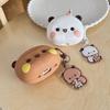 Cute AirPods pro1 apple bluetooth headset case 1/1 generation cartoon bear protective case for women