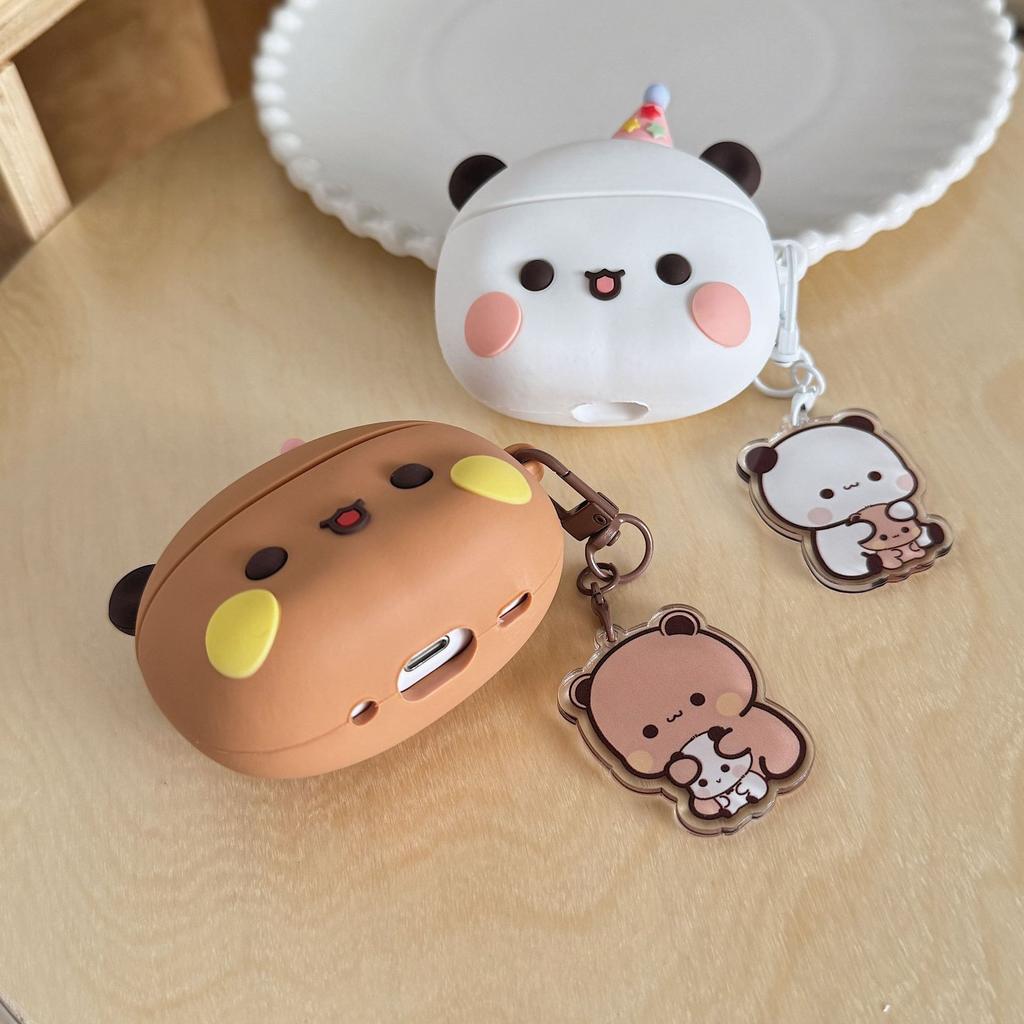 Cute AirPods pro1 apple bluetooth headset case 1/1 generation cartoon bear protective case for women