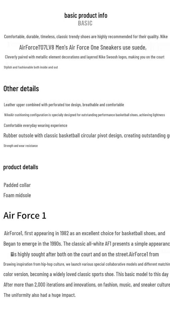 Nike Men's Air Force 1 Sneakers