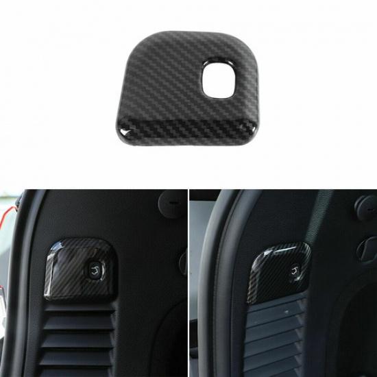 Carbon Fiber Electric Tailgate Switch Button Trim for Jeep Grand Cherokee 11-20