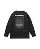 Snow Peak MofM Satoyama Long Sleeve T-Shirt MM4510-TS01 Cut and Sew Long Sleeve T-Shirt for Men and Women, Size L, Black