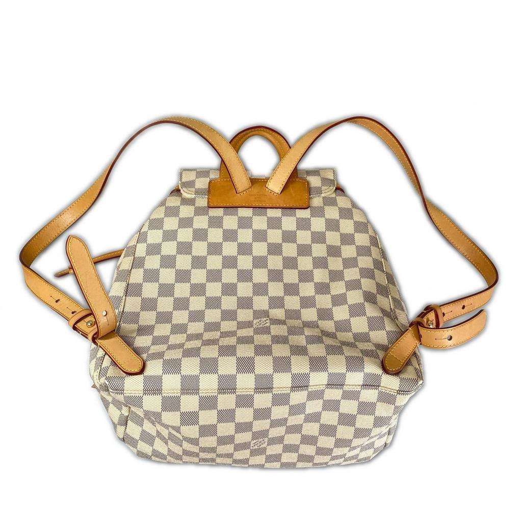 LOUIS VUITTON Speron N41578 Backpack Â· Daypack white Women used