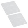 Lip Wrinkle Patch Reusable Transparent Skin Firming Silicone Upper Lip Pad for Day Night 2 Pairs