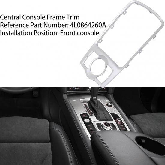 Center Console Trim,4L0864260A Central Console Frame Trim for 2007‑2015,for 4L 2007‑2015