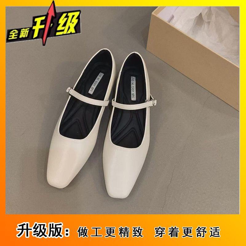 Fashion temperament with skirt single shoes women's shoes 2025 new spring and autumn heightened thick heel Mary Jane shoes small leather shoes