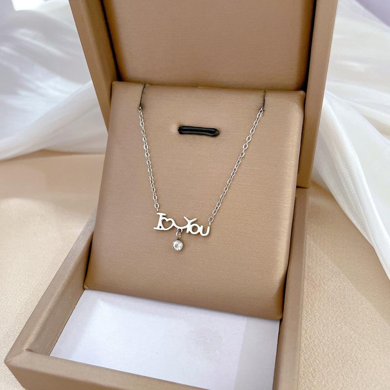 Popular Element Personality Minimalist Wind Furnace Real Gold Necklace Female Collarbone Chain
