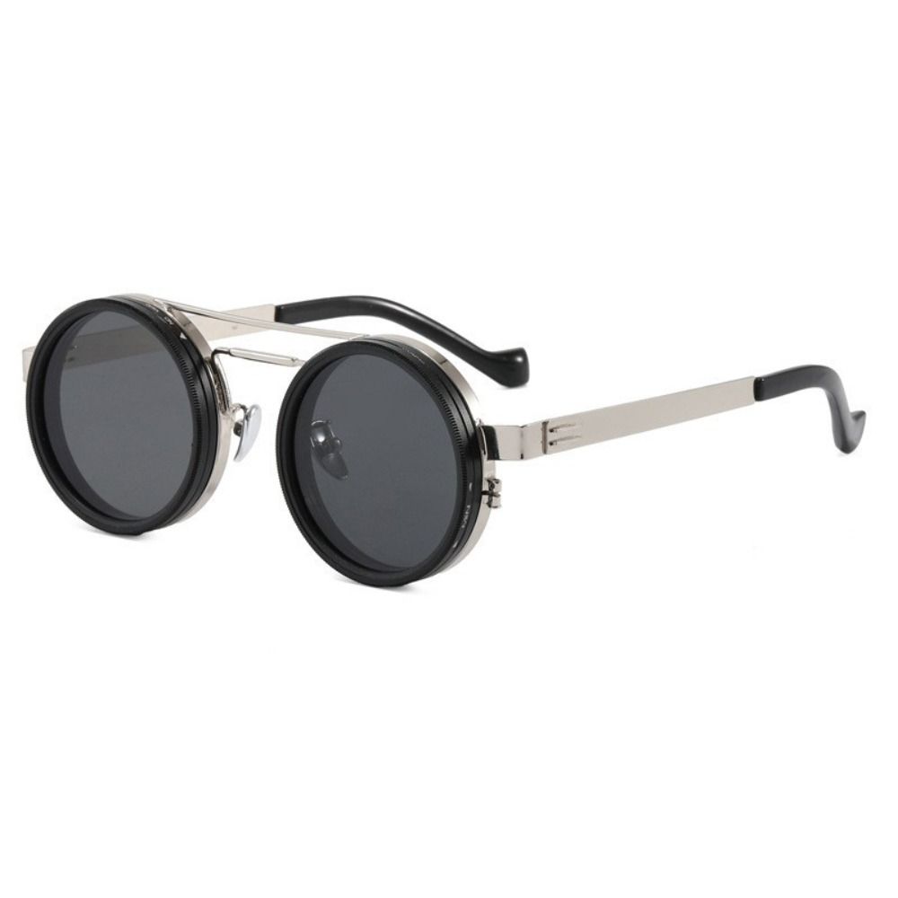 9-stufige Dimmbare Sonnenbrille Runde Angler-Sonnenbrille für Outdoor-Aktivitäten