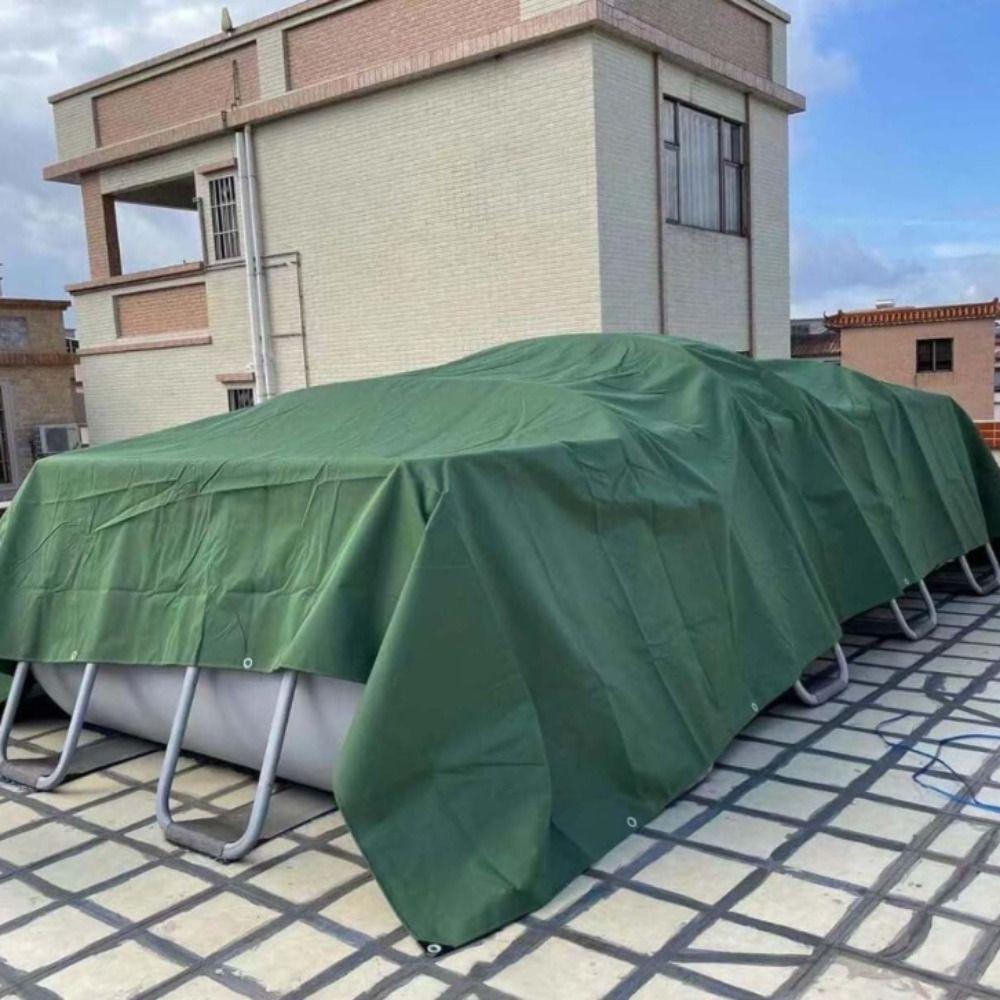 Heavy Duty Waterproof Cover Thick 0.86mm Canopy Cargo Pile Rainproof Cloth  Outdoor Use