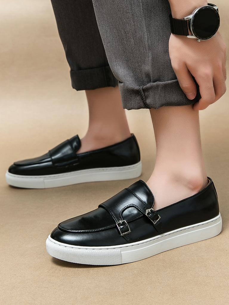 Trendy Designer Style Men's Casual Shoes Versatile Comfort Slip-on Loafers Party Driving Outdoor Travel Shoes Plus Size 46 New