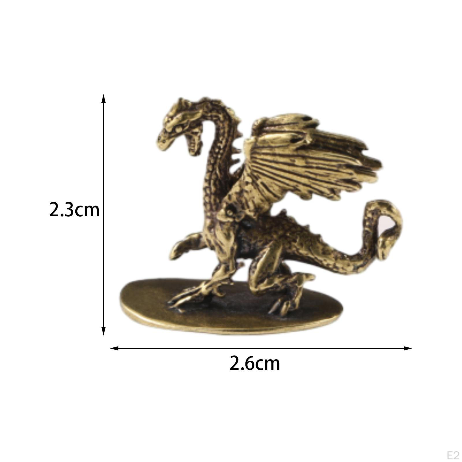 Латунный орнамент птерозавра дракона — фото 3