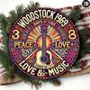 Vintage Woodstock Wall Plaque Rustic Home Decor Festival Statue