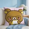 Cute Cartoon Anime RRilakkuma Cushion Cover Square Pillow Bedroom Sofa Leisure Comfort Living Room Home Decoration X