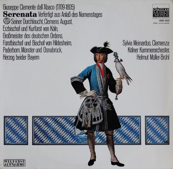 

LP Record GIUSEPPE CLEMENTE DALLABACO SYLVI Serenata VMS3000 Schwann Musica 1959 Germany Classical Used