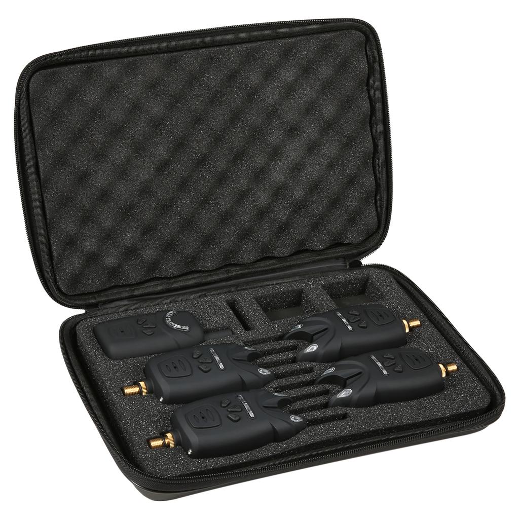 Lixada Electrocnic Fishing Alerts Bite Alarm LED Wireless Fishing Alarm Digital Fishing   Receiver Sound Alert Kit with Case
