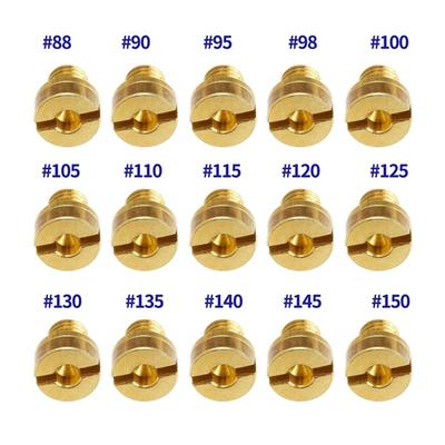 15Pcs Motorcycle Carburetor Main Jet Kit For Yamaha FZR250 Main Jet Dirt Bike Pit Bike ATV M5*0.75