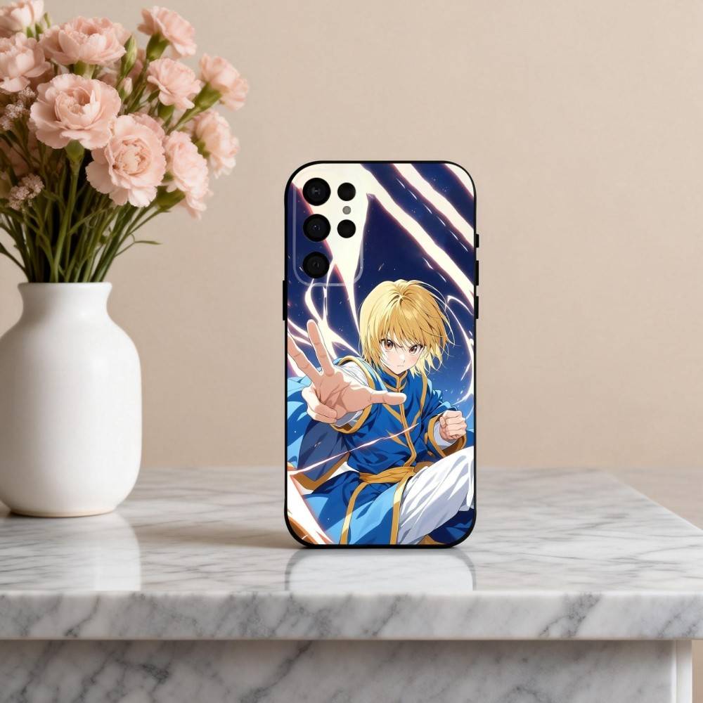 H-Hunter X H-Hunter K-Kurapika Phone Case For Samsung S25,24,23,22,30,21,10,9,Ultra,Plus,Lite,FE,4,5 G Soft Black Case