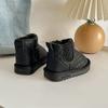 Girls Boys Snow Boots  Autumn Winter Baby Children Shoes Non-slip Soft Sole Kids Warm Plush Outdoor Boots Toddler Shoes