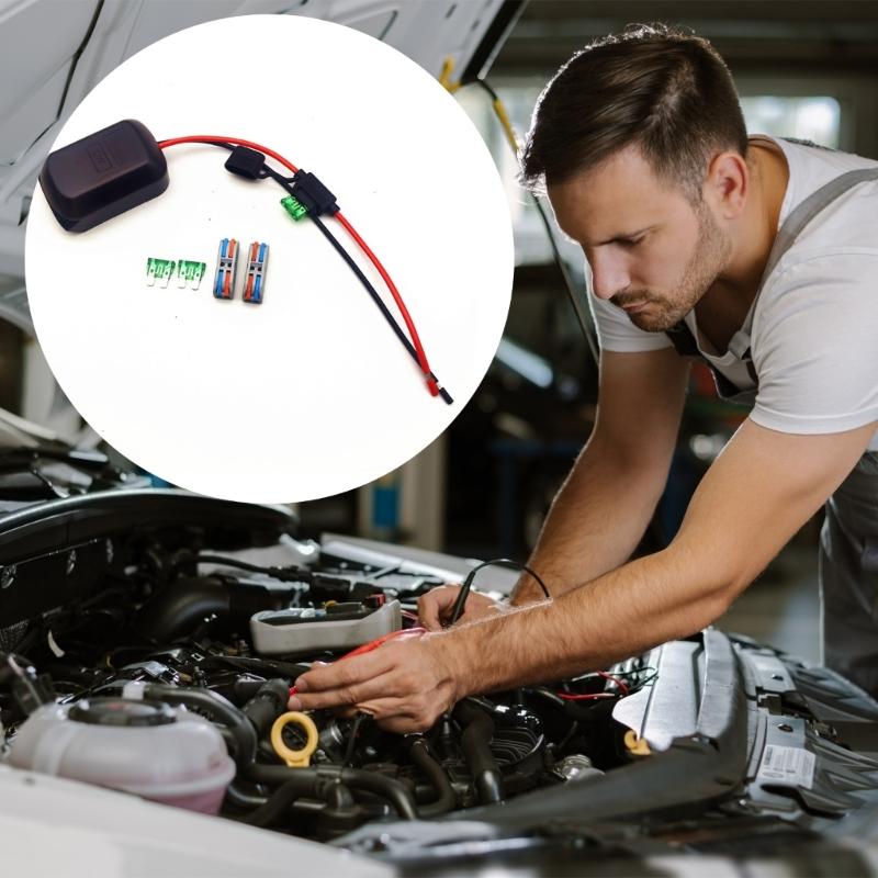 High Current Battery Converters With Safety Fuses And Heavy Duty Cable for 14.4V/18V/20V Outdoor Tool