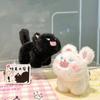 Cute Plush Pet Cat Doll Hanging Angry Kitten Doll Key Chain Gift Bag Hanging Ornaments
