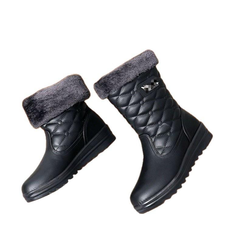 Snow Boots, Women's Padded Cotton Shoes, Anti-slip and Water-resistant Soft Soles, New Style Shoes