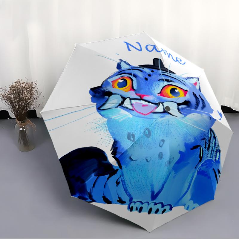 Personalized Name K-KPop Demon Hunters Print Umbrella - Automatic Open/Close, Eight-Rib Durable Frame, Automatic Folding Umbrella