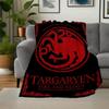 Targaryen Fire and Blood: The Story of Game of ThronesBlanket Flannel Throw Blanket for Sofa, Bed, Travel, Camping, Office, Couch, Chair, An