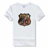 UnisexVintage Motorcycle USA T Shirt Heavy Metal Tees Crew Collar Top Cotton Retro T-Shirt fashion short sleeved t shirt