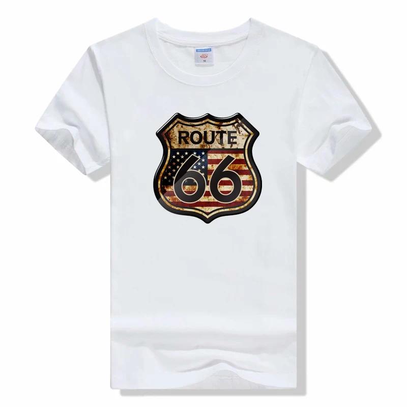 UnisexVintage Motorcycle USA T Shirt Heavy Metal Tees Crew Collar Top Cotton Retro T-Shirt fashion short sleeved t shirt