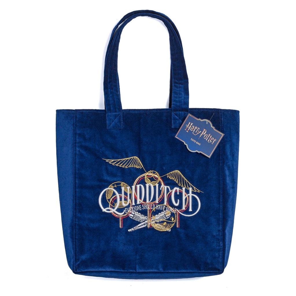Harry Potter & Quidditch Velvet Tote Bag