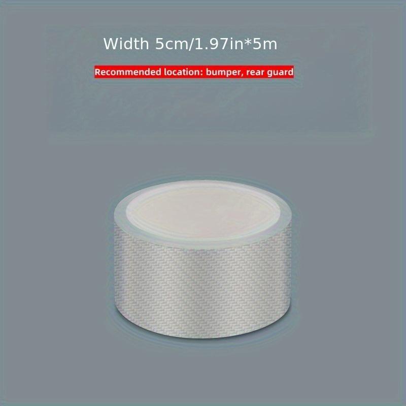 For Car Threshold Strip Carbon Fiber Pattern Bumper Anti-collision Anti-tread Sticker Universal Body Film Sticker