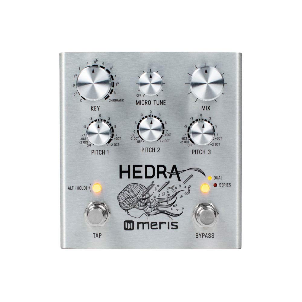 

Meris Hedra Pedal pitch shifter effector HDA-DST 3-voice срібний