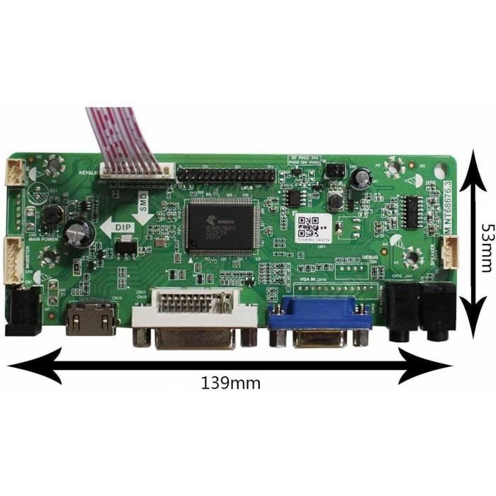 Écran LCD 14,9 Pouces - VSDISPLAY - LTA149B780F - Résolution 1280x390 - HD-MI VGA DVI - Écran industriel