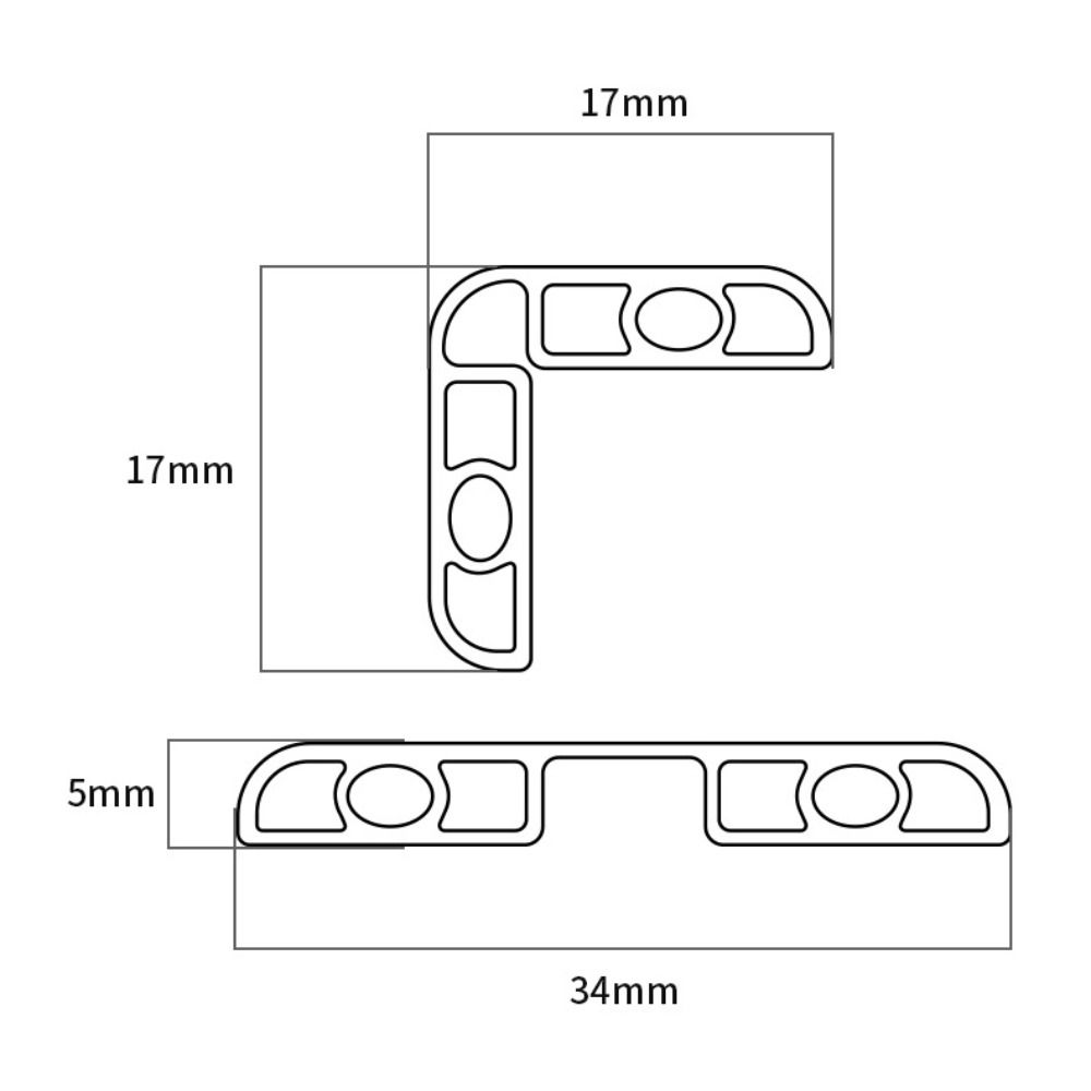 Cartoon Pattern Desk Edge Guard Strip Baby Safety Wall Corner Protector  for Table Corner Window