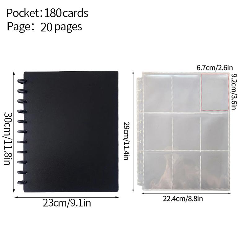 9 Grids Binder Photocard Holder Kpop Cards Colelct Book 1030pcs Binder Pages for Albums Photocard Binder Kpop Stuff