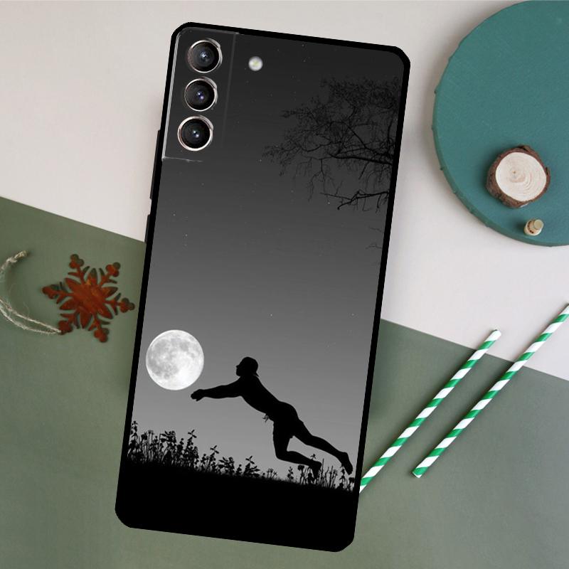 Play Volleyball Ball Phone Case For Samsung Galaxy S25 S20 S21 S22 S23 S24 S26 Ultra S10 Plus S25 FE Back Cover