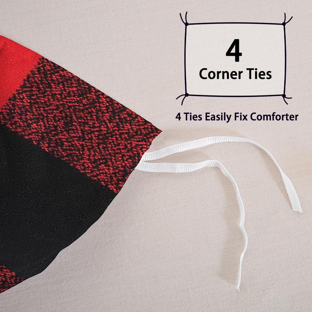 3Pcs/Set Christmas Reindeer Snowman Bedding Set Includes 1 Duvet Cover And 2 Pillowcases Soft And Skin-Friendly