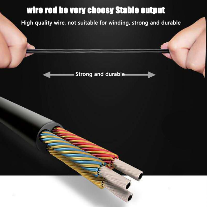 D21 Kabelgebundenes Headset In-Ear Bass Ohrstöpsel Smart Gaming Kopfhörer mit Mikrofon für Mobiltelefon Computer