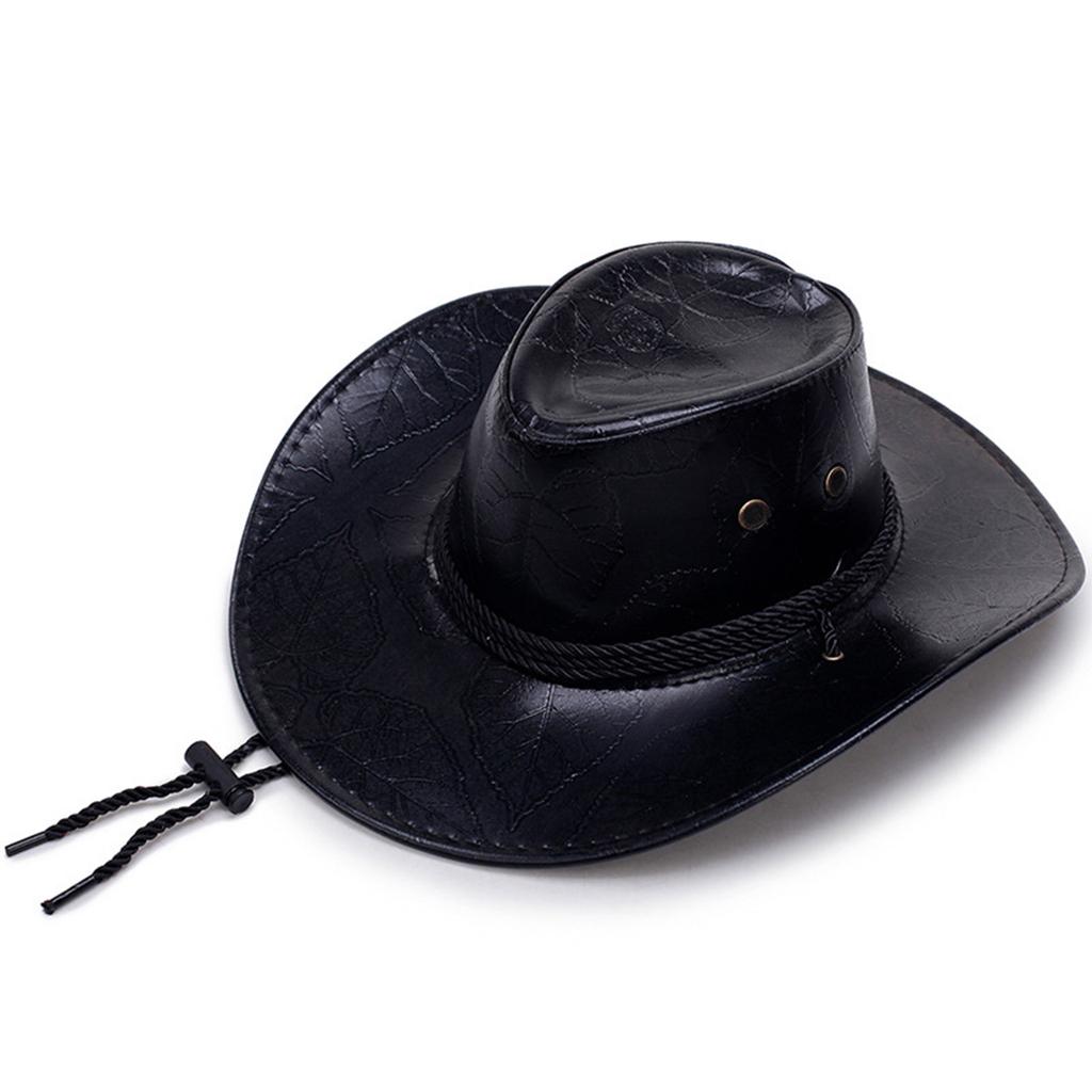 Herre Western Cowboyhatt Solhatt