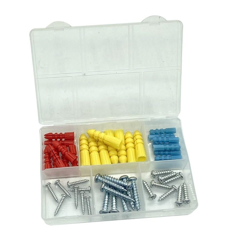 Stainless Steel Expansion Screw Set Ribbed Plastic Electric Tool Screw Set For Electric Tools