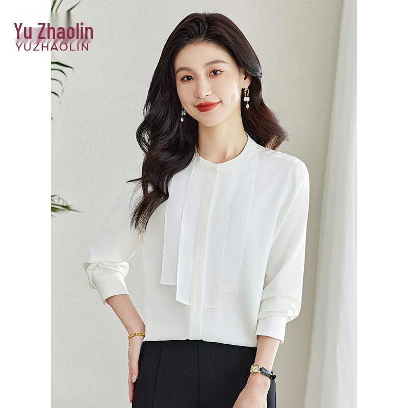 YUZHAOLIN Women s Casual Long-Sleeve Blouse XL