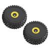 2pcs RC Wheels RC Car Rear Tires Rubber Wheels and Tires Set for WLToys 144010 114 Remote Control