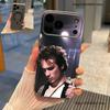 Singer G-Gustavo Cerati For iPhone 17,16,15,14,13,12,11,Pro,Max,Plus Transparent gray Phone Case Magnetic Wireless Charging