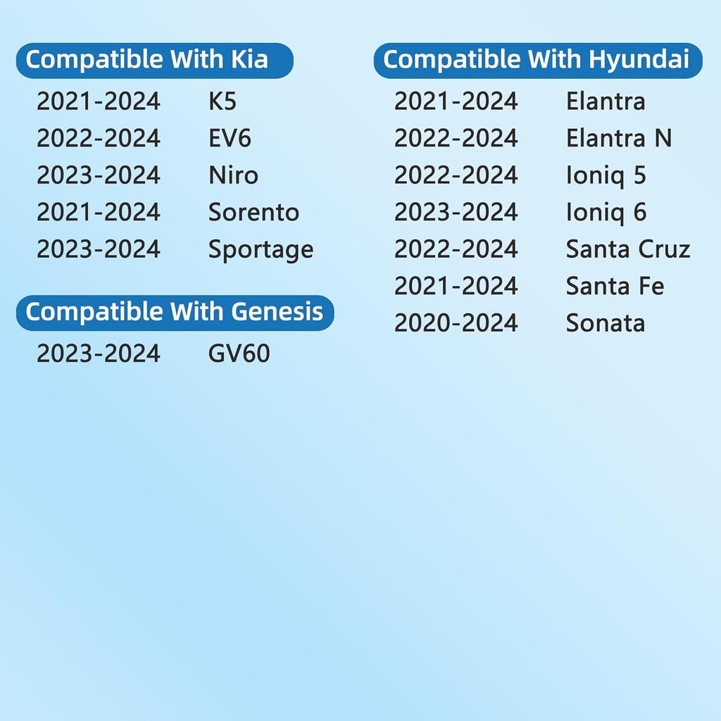TL12820 Cabin Air Filter With Activated Carbon For -2024 Hyundai, Kia - K5 EV6 Niro Sorento Sportage, Elantra Elantra N Ioniq 5 6 Santa Cruz Santa Fe
