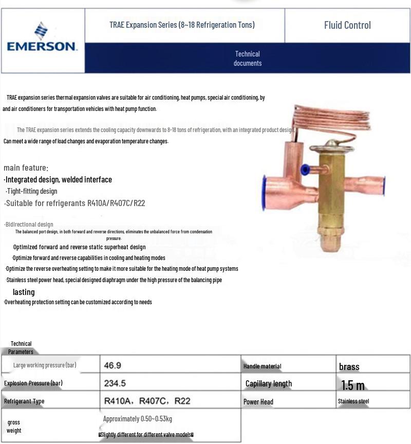 Emerson ALCO Heat Pump System with TRAE70HC Heat Recovery & Double Balanced Valve Structure